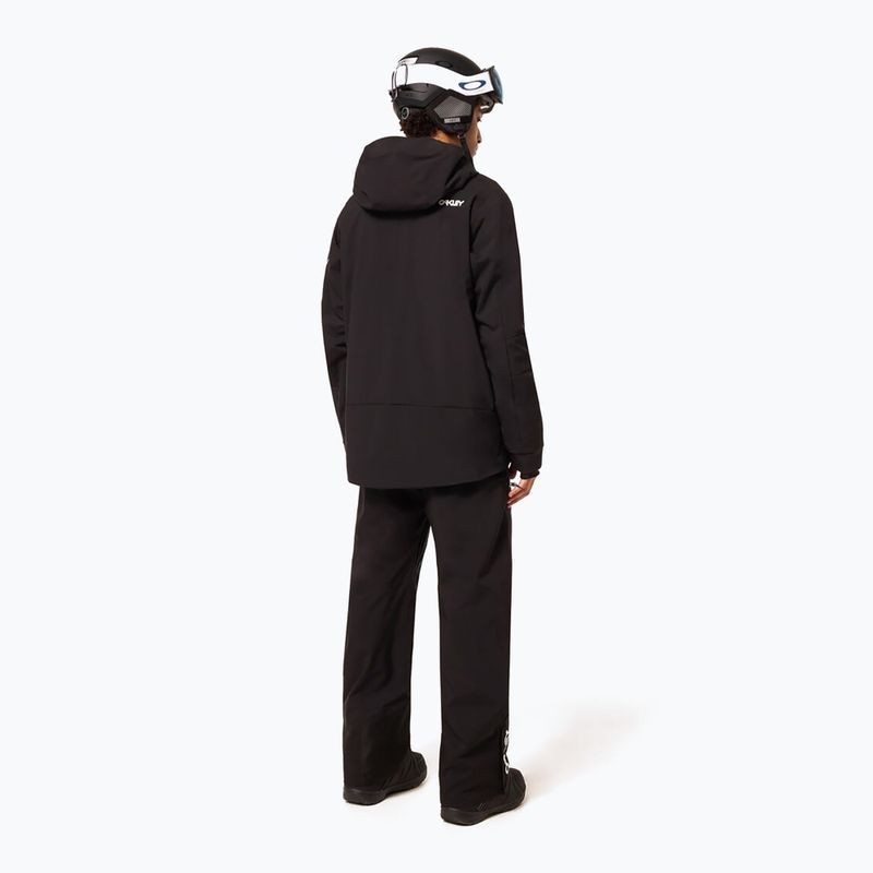 Herren-Snowboardjacke Oakley TNP TBT Insulated black/white logo 2