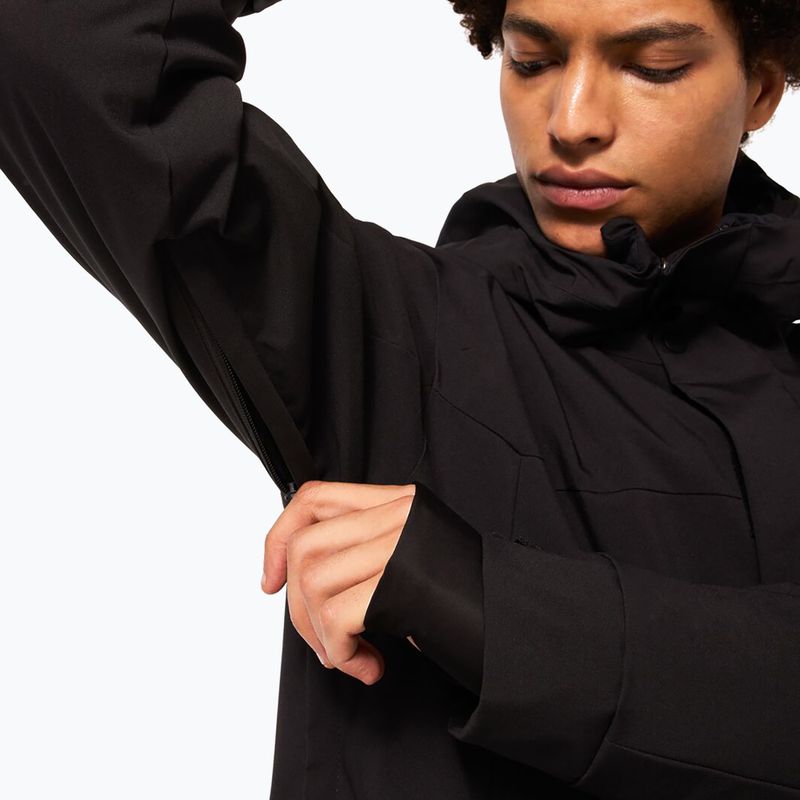 Herren-Snowboardjacke Oakley TNP TBT Insulated black/white logo 8