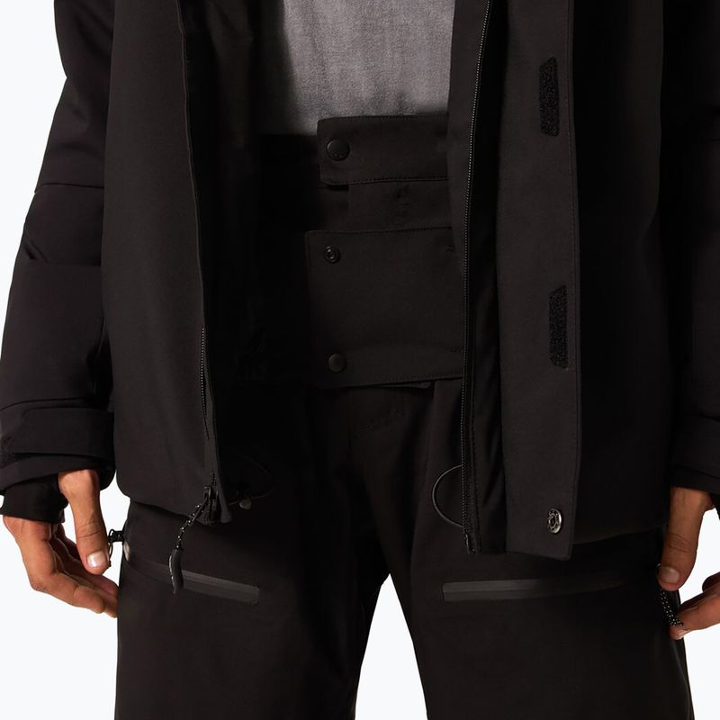 Herren-Snowboardjacke Oakley TNP TBT Insulated black/white logo 9