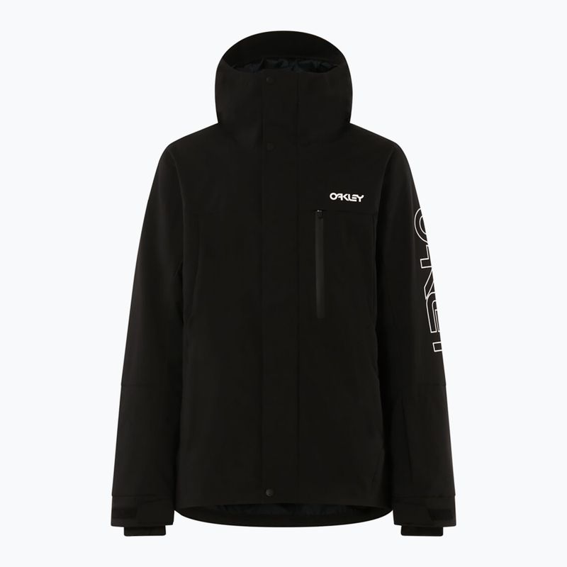 Herren-Snowboardjacke Oakley TNP TBT Insulated black/white logo 15