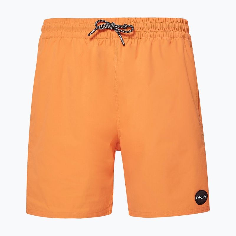 Oakley Oneblock 18" Badeshorts für Männer orange FOA40430173K 4