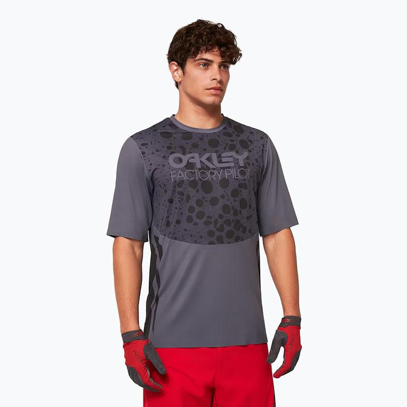 Radtrikot Herren Oakley Maven Rc SS grau FOA444 4