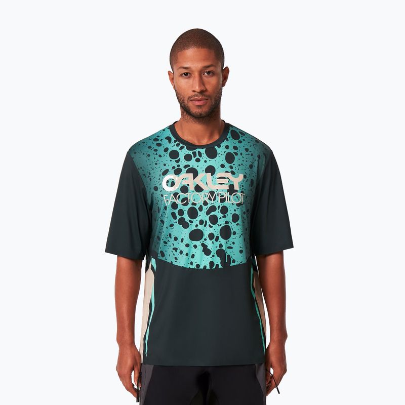 Radtrikot Herren Oakley Maven Rc SS grün-schwarz FOA444