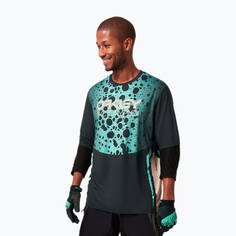 Radtrikot Herren Oakley Maven Rc SS grün-schwarz FOA444