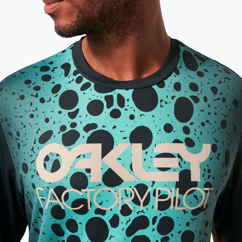 Radtrikot Herren Oakley Maven Rc SS grün-schwarz FOA444