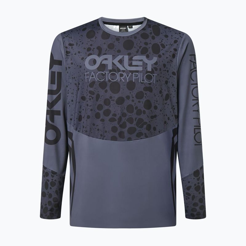 Radtrikot Herren Oakley Maven Rc LS grau-schwarz FOA4443 12