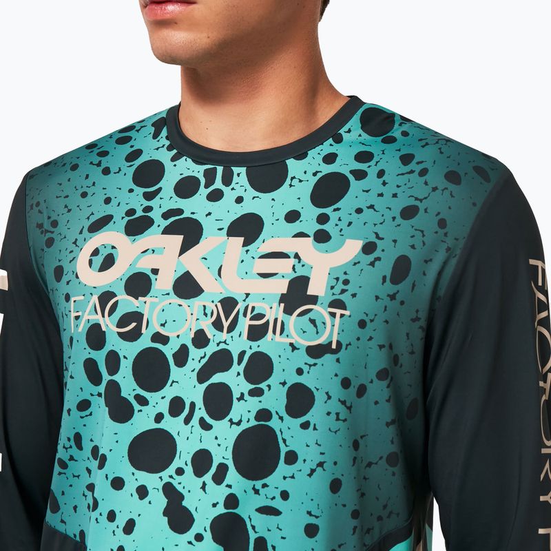 Radtrikot Herren Oakley Maven Rc LS grün FOA4443 6