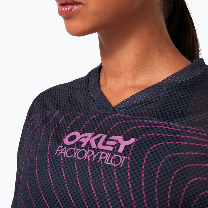 Radtrikot Damen Oakley Wmns Factory Pilot Rc SS schwarz-violett FOA5384 6