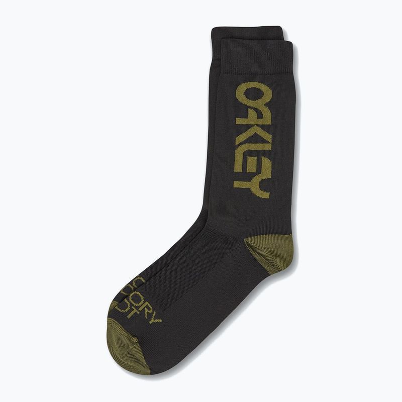 Oakley Factory Pilot MTB-Radsocken schwarz/neu dunkle Bürste 3