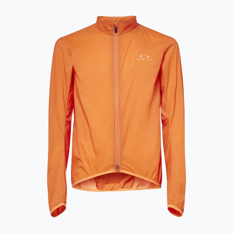 Oakley Endurance Pkbl Wind Herren Radfahren Jacke orange FOA404387