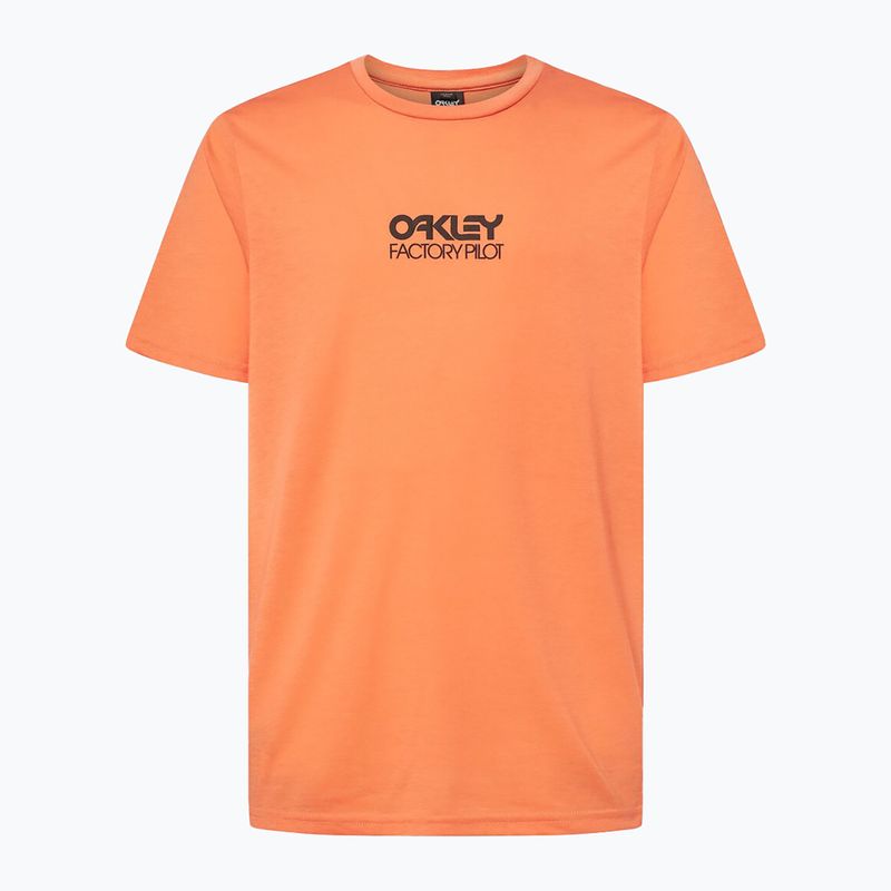Herren Oakley Factory Pilot Ss Tee orange FOA404507 Radsport-T-Shirt
