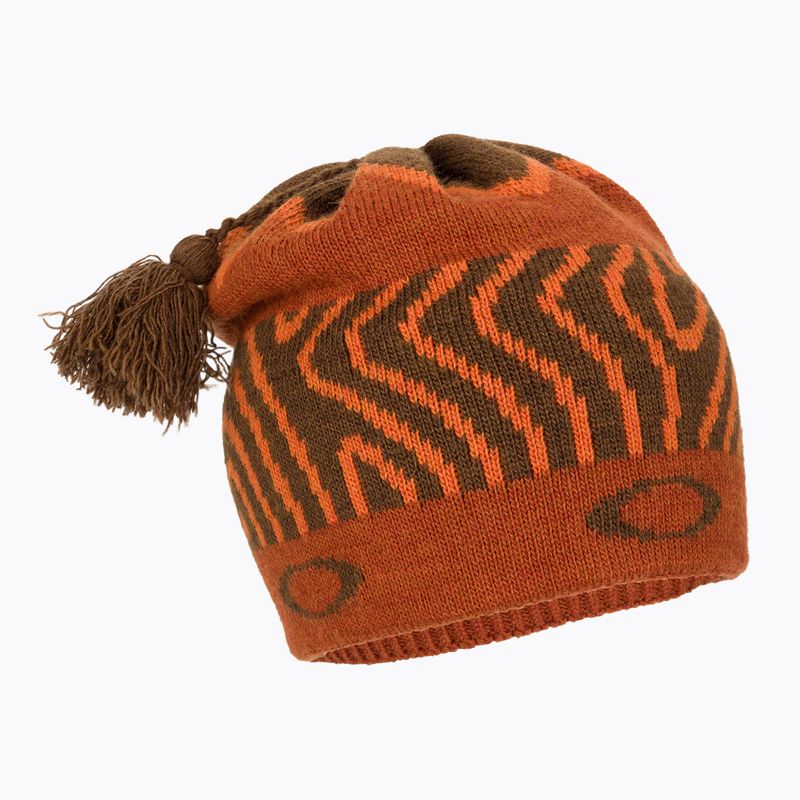 Oakley TC Nordic Tassle orange Norwegen Muster Wintermütze