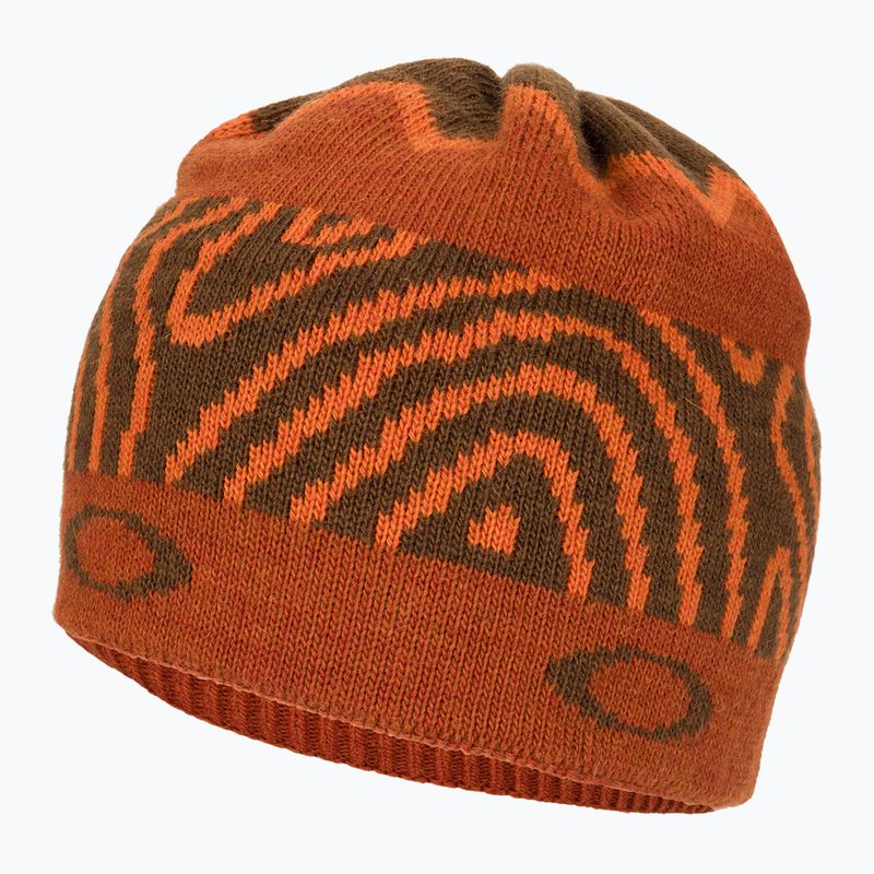 Oakley TC Nordic Tassle orange Norwegen Muster Wintermütze