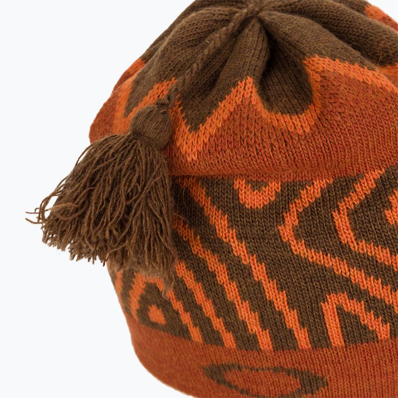 Oakley TC Nordic Tassle orange Norwegen Muster Wintermütze