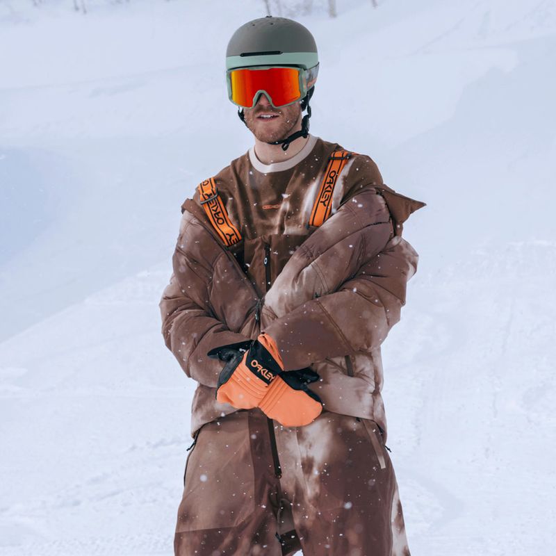 Oakley B1B Mittes weich orange Snowboard-Handschuh 6