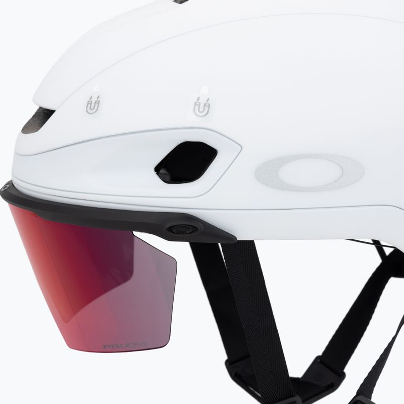 Oakley Aro7 Road matt weiß/prizm Rennradhelm 7