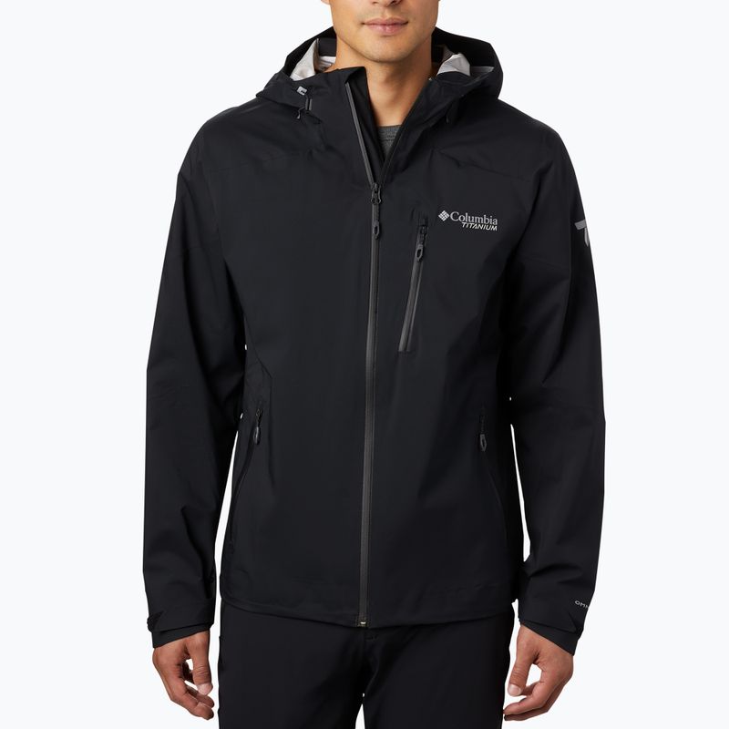 Columbia Herren Softshell Jacke Titan Pass 2.5L Shell 010 schwarz 1888941