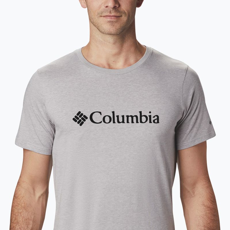 Columbia CSC Basic Logo Herren-T-Shirt grau meliert 2