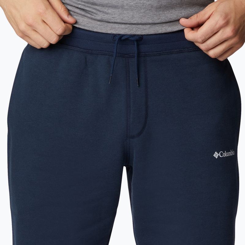 Herren Columbia Logo Fleece-Trekking-Shorts marineblau 1884601464 4