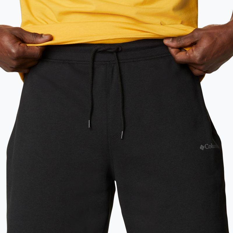 Herren Columbia Logo Fleece Trekking-Shorts schwarz 1884601010 4