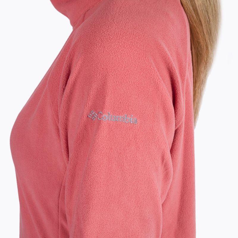 Columbia Glacial IV Damen Fleece-Sweatshirt dunkle Koralle 1802201 4