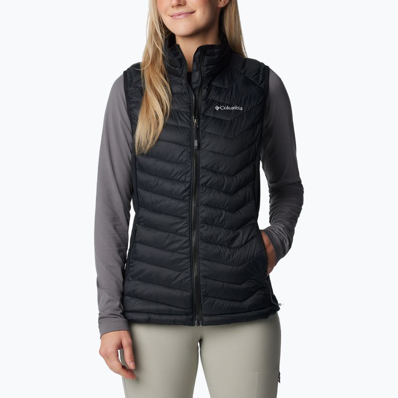 Columbia Damen ärmelloses Powder Pass 12 schwarz 1832222