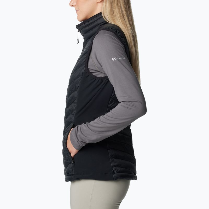 Columbia Damen ärmelloses Powder Pass 12 schwarz 1832222 3