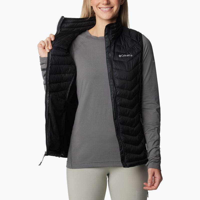 Columbia Damen ärmelloses Powder Pass 12 schwarz 1832222 7