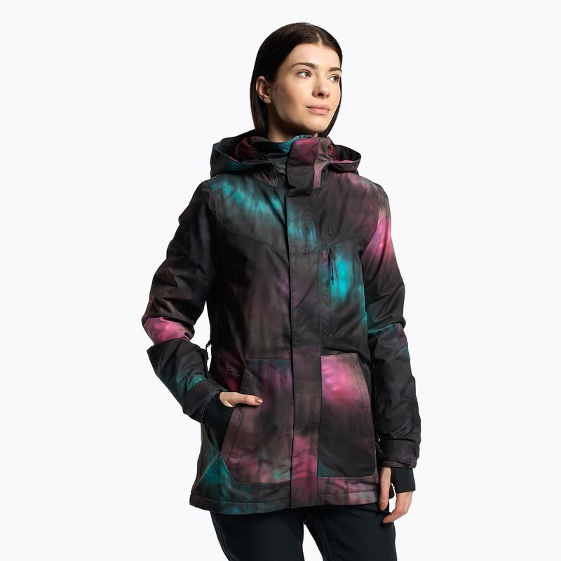 Damen Snowboardjacke Volcom Pine 2L Tds Inf schwarz-blau H0452208-BTD