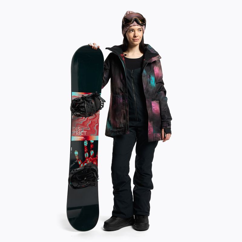Damen Snowboardjacke Volcom Pine 2L Tds Inf schwarz-blau H0452208-BTD 2