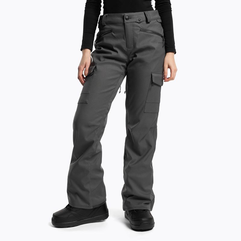 Damen Snowboardhose Volcom Grace Stretch grau H1352204-DGR