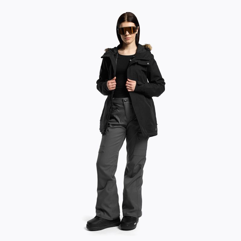 Damen Snowboardhose Volcom Grace Stretch grau H1352204-DGR 2
