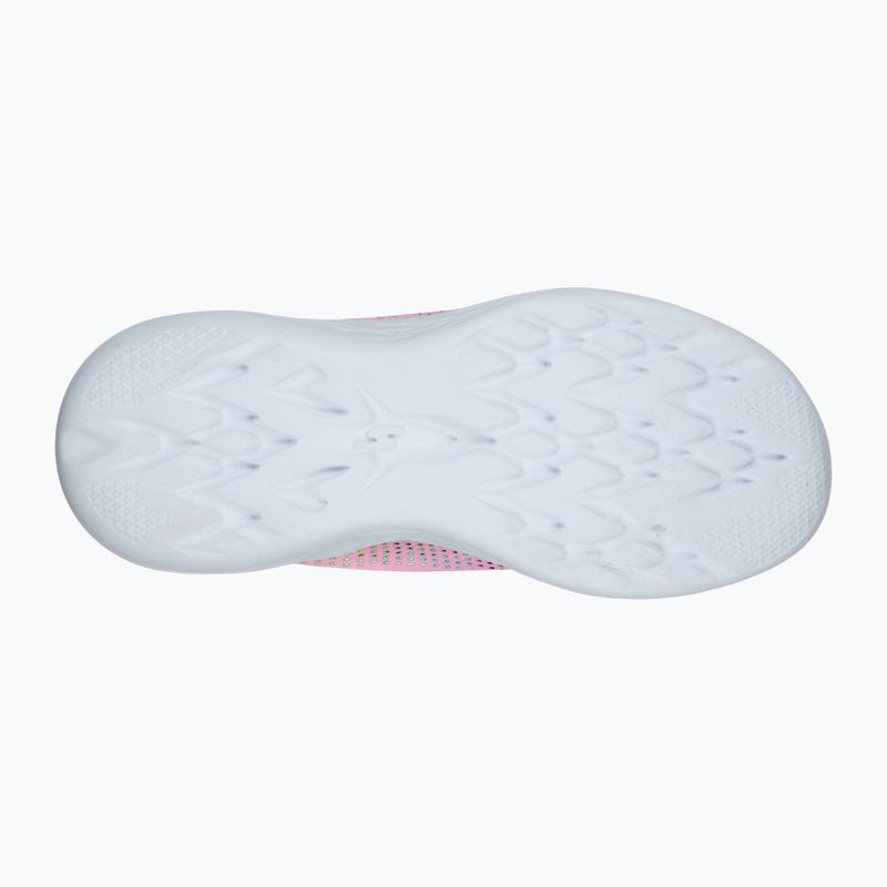 SKECHERS Go Run 600 Shimmer Speeder Kinder Trainingsschuhe hellrosa/multi 14