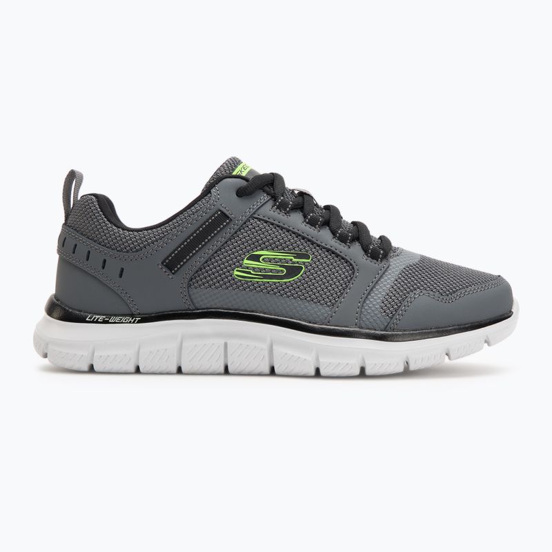 Schuhe Herren SKECHERS Track Knockhill charcoal/black 2
