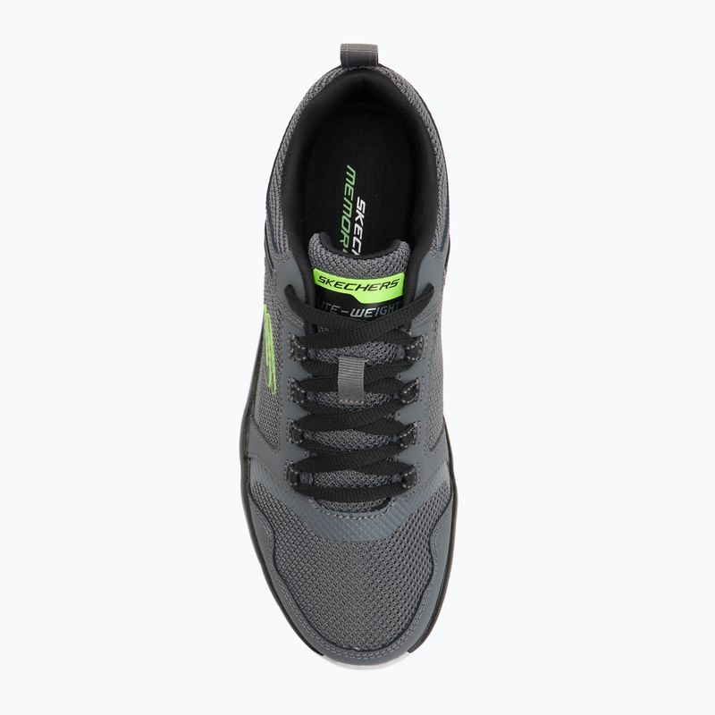 Schuhe Herren SKECHERS Track Knockhill charcoal/black 5