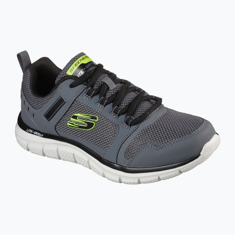 Schuhe Herren SKECHERS Track Knockhill charcoal/black 8