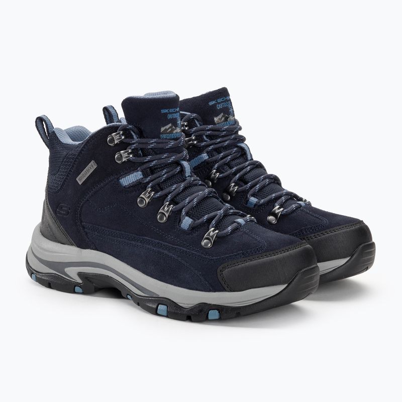 Damen-Trekkingschuhe SKECHERS Trego Alpine Trail navy/grau 4