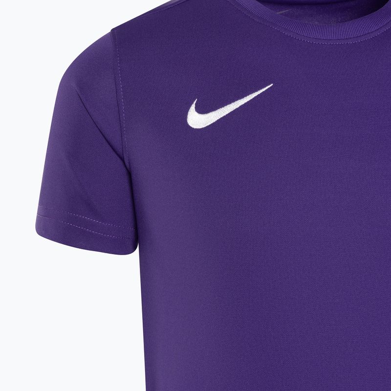 Nike Dri-FIT Park VII Jr Court lila/weiß Kinder Fußballtrikot 3