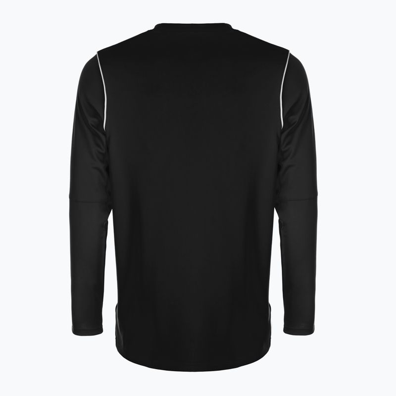 Herren Nike Dri-FIT Park 20 Crew schwarz/weißes Fußball-Langarmshirt 2