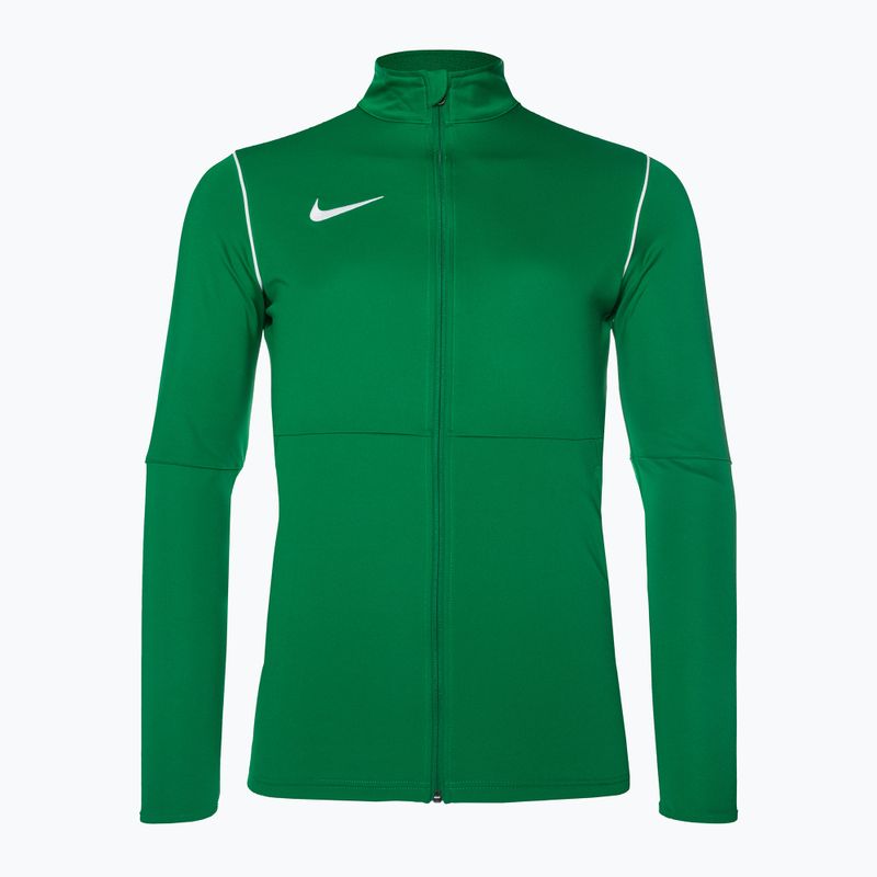 Herren Nike Dri-FIT Park 20 Knit Track Fußball Sweatshirt Tannengrün/Weiß/Weiß