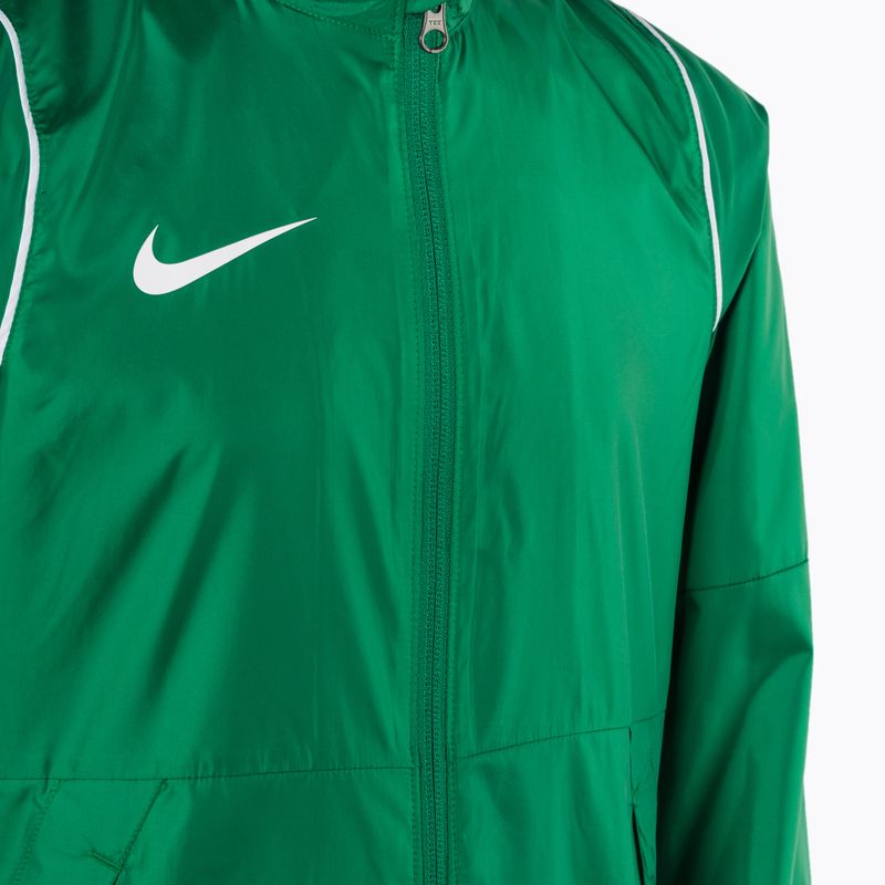 Kinder-Fußballjacke Nike Park 20 Regenjacke tannengrün/weiß/weiß 3