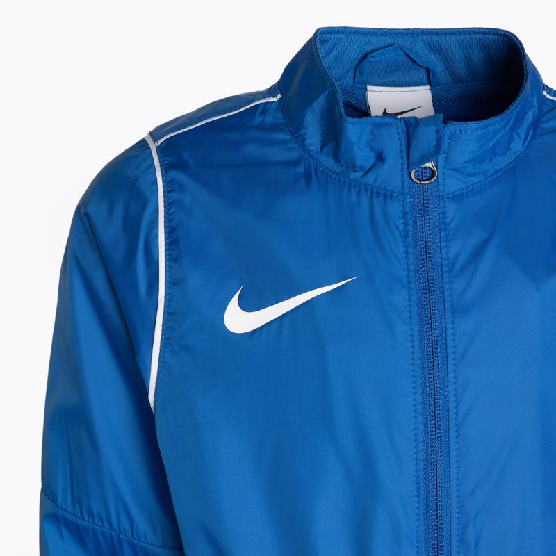 Kinder-Fußballjacke Nike Park 20 Regenjacke königsblau/weiß/weiß 3