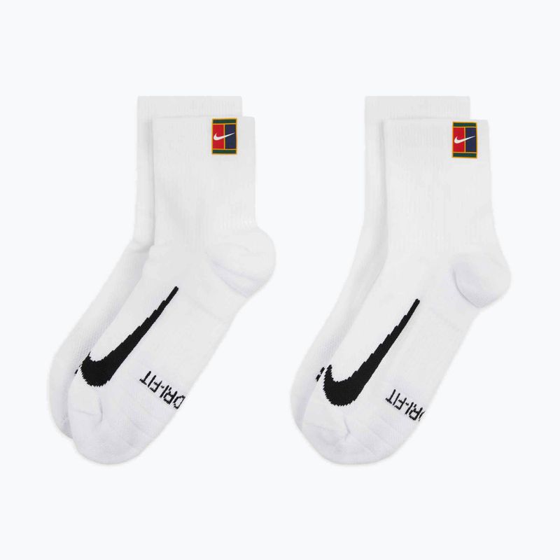 Nike Court Multiplier Max Socken 2 Paar white/white