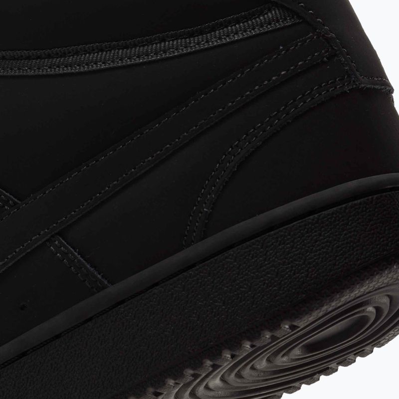 Herrenschuhe Nike Court Vision Mid black/black/black 15