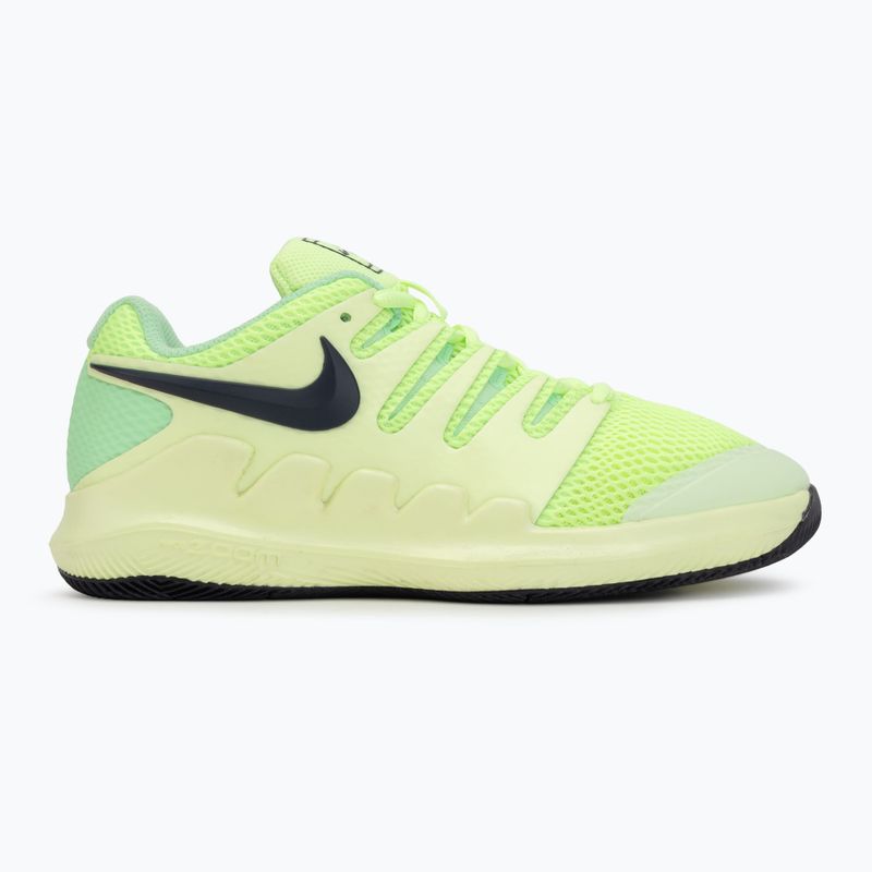 Kindertennisschuhe Nike Court Vapor X Jr ghost green/barely volt/blackened blue 2