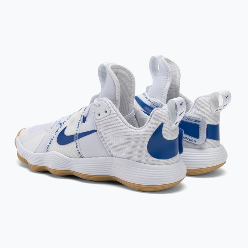 Nike React Hyperset Weiß/Game Royal Volleyballschuhe 3