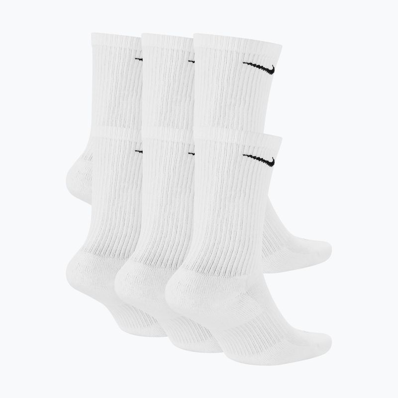 Herrensocken Nike Everyday Plus Cushioned Crew 6 Paar white/black 2
