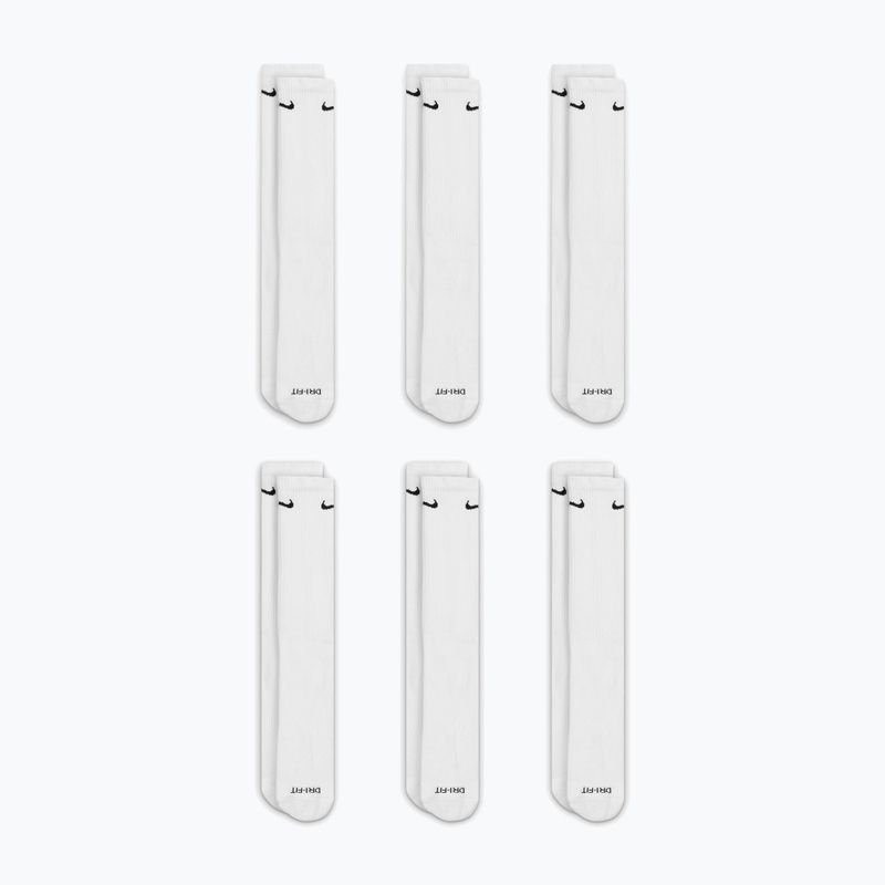 Herrensocken Nike Everyday Plus Cushioned Crew 6 Paar white/black 3