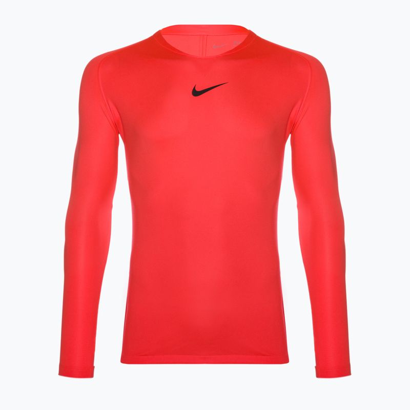 Herren Thermo-Langarmshirt Nike Dri-FIT Park First Layer LS leuchtend karminrot/schwarz