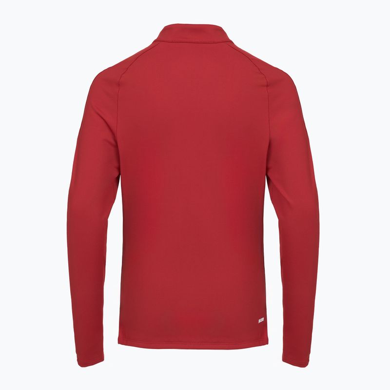 Kinder Fußball Sweatshirt New Balance Training 1/4 Zip gestrickt kastanienbraun NBEJT9035 2